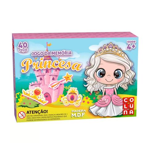 Jogo da Memoria Princesa 40 Pecas - Coluna