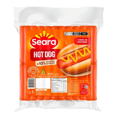 Salsicha Congelada Seara 5kg