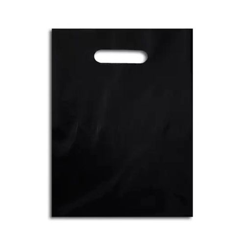 Sacola Sorriso 30x40 Preta Fort Flex Com 50 Un