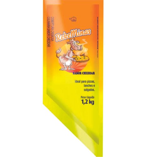 Cobertura Cremosa Sabor Cheddar Rekeminas 1,2kg