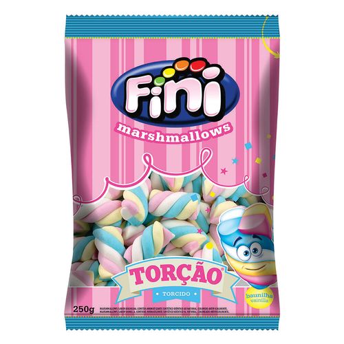 Marshmallow Recheado Torcao Color Fini 250g
