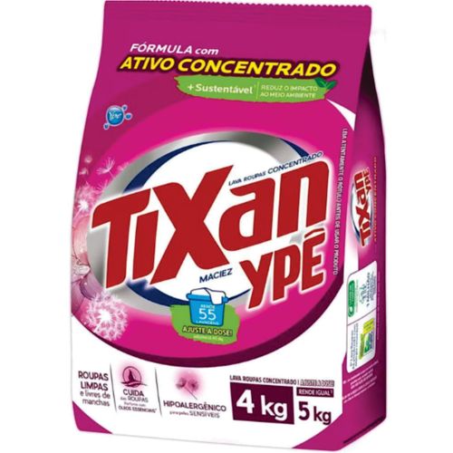 Sabao Em Po Maciez Tixan Ype 4kg