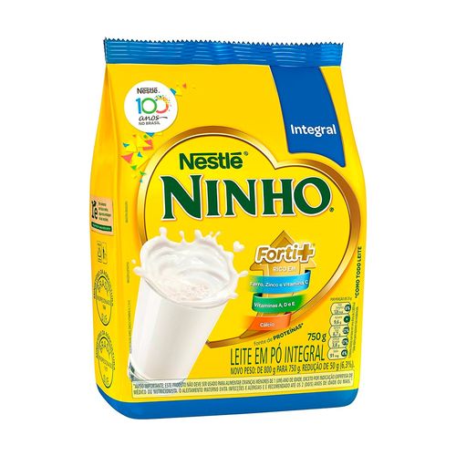 Leite Em Po Integral Forti Ninho 750g