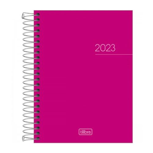 Agenda Espiral Diariapepper Rosa 2023