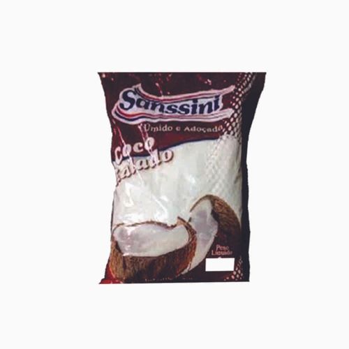 Coco Ralado Umido e Adocado Sanssini 100g
