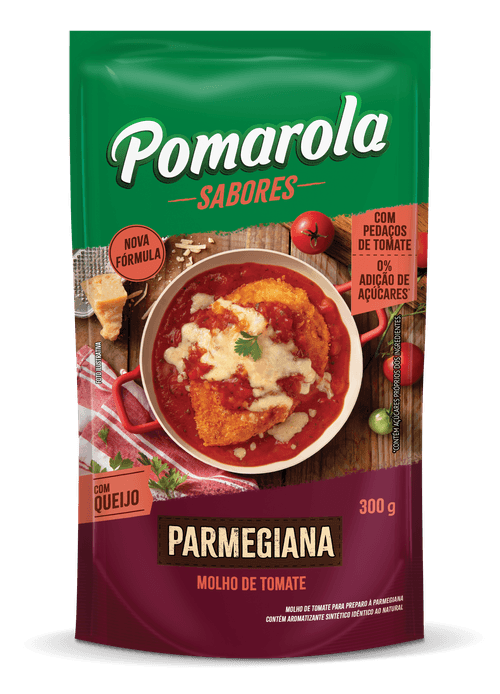 Molho de Tomate Parmegiana Pomarola 300g