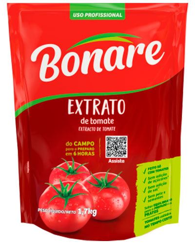 Extrato Tomate Bonare 1,7 Kg