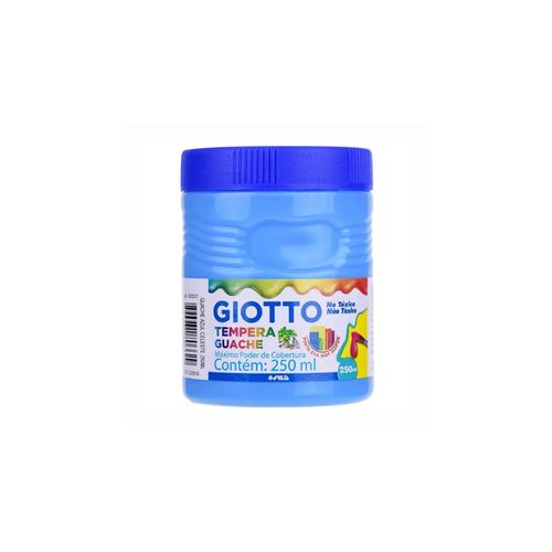 Tinta Guache 250ml Azul Celeste Giotto