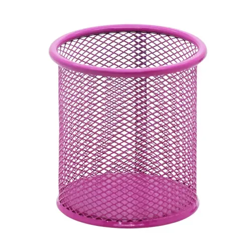 Porta Caneta Aramado Redondo Rosa Brw