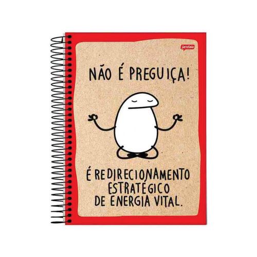 Caderno Universitario Flork 1 Materia - Jandaia