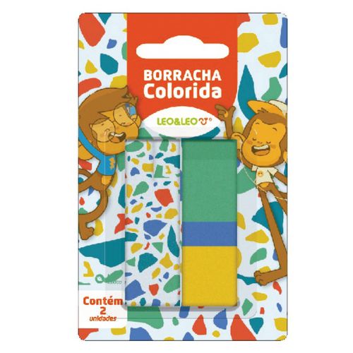 Borracha Colorida C/2 Leoleo