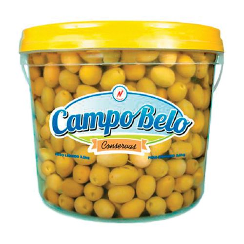 Balde Azeitona Verde Inteira Campo Belo 2kg