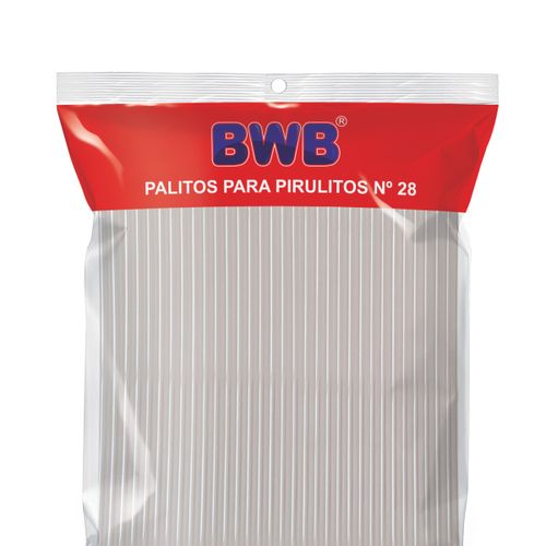 Palito P/ Pirulito Cristal Grande Pc50 Bwb