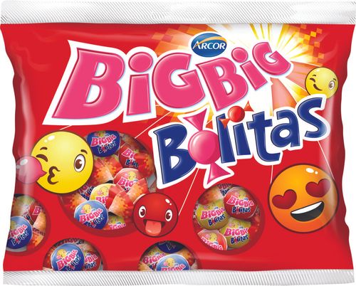 Chicle Big Big Bolitas Arcor 252g