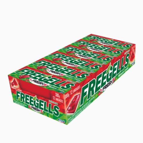 Bombom Drops Freegells Melancia 12un