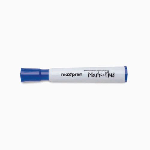 Marcador P/ Quadro Branco Markplus Azul Maxprint
