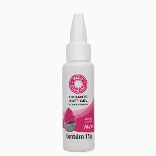 Corante Softgel Rosa Pink Mago 15g