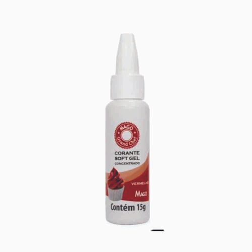 Corante Softgel Vermelho Mago 15g
