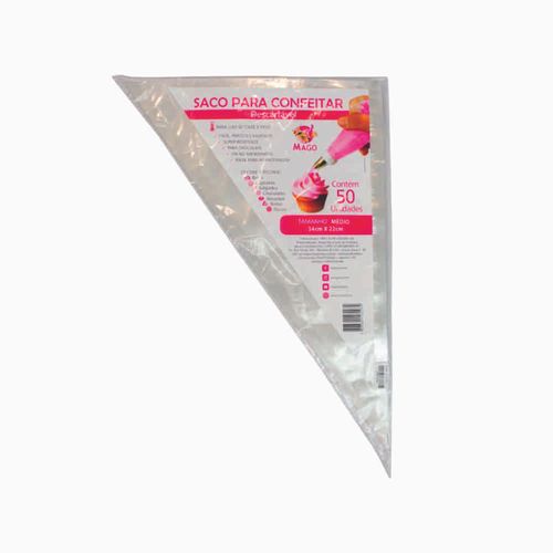 Saco de Confeitar Descartavel M Mago Pc 50