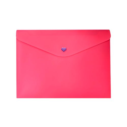 Envelopemalote A4 Com Botao Pink Fullcolor Dello