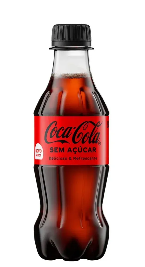 Refrigerante Coca Cola Sem Acucar Pet 200ml