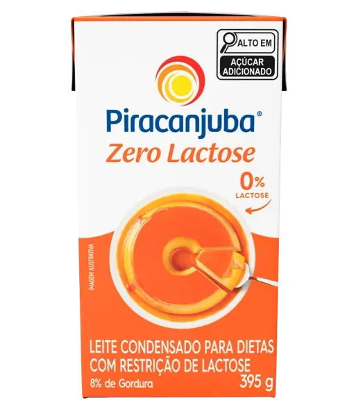 Leite Condensado Zero Lactose Piracanjuba 395g