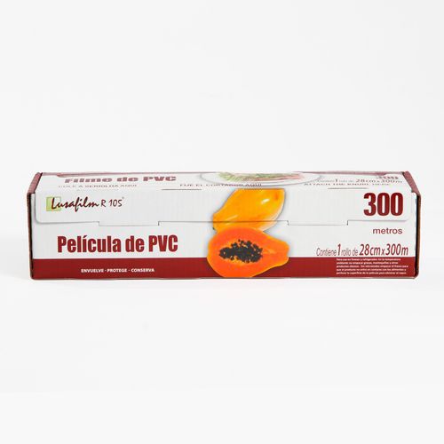 Filme Pvc 28x300mts Com Trilho Dispafilm