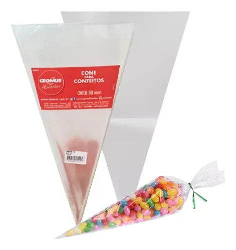 Emb Cone Incolor 10x15 Cromus C/50