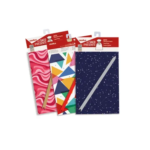 Sacola Presente 25x37 Casual Cromus 1 Pc
