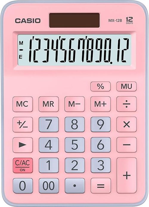 Calculadora Peq 12 Dig Mx-12b Rosa/azul Casio
