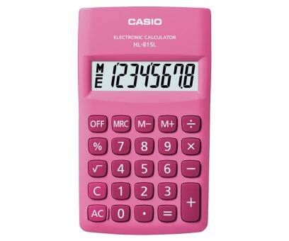 Calculadora de Bolso 8 Dig Hl-815l-pk Rosa Casio