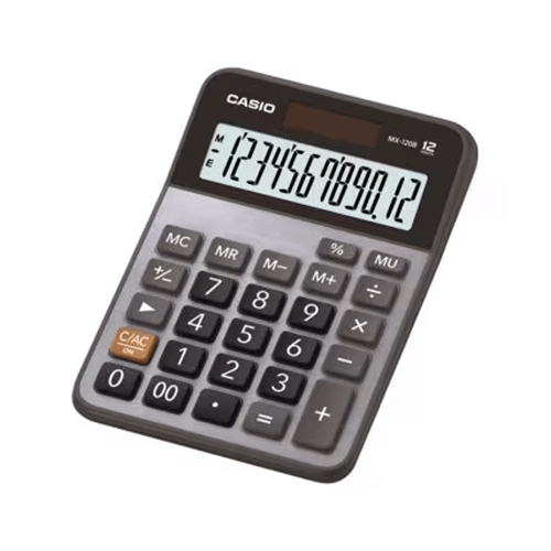 Calculadora Peq 12 Dig Mx-120b Prata Casio