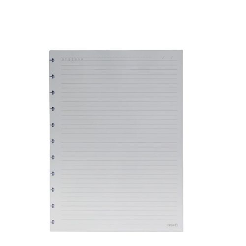 Refil P/ Caderno Pautado Tam M Disko 50fl