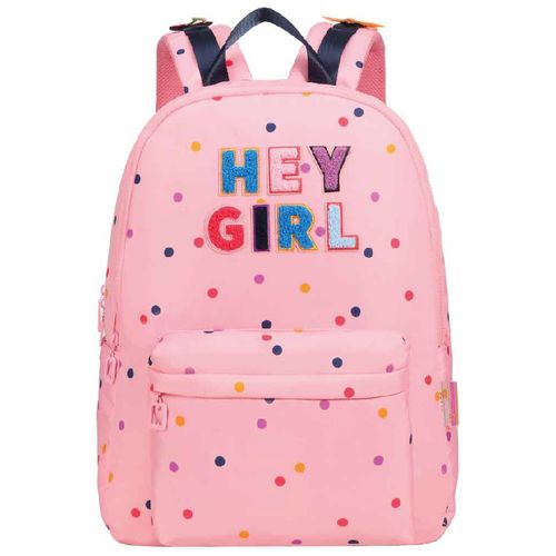 Mochila Costa Marshmallow Hey Girl Pink Diplomata
