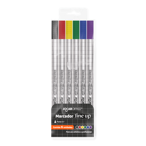 Marcador Fine Up 0.7 Jocar 6 Cores