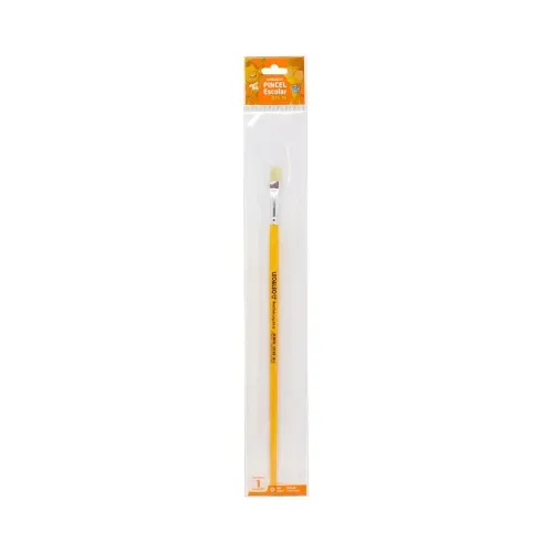 Pincel Escolar Chato Longo N10 Leoleo 815 Bl