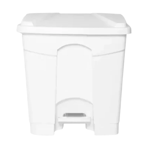 Lixeira Com Pedal 36 Litros Branca Star Clean