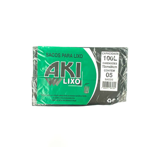 Saco Lixo Akilixo 100lts Ewplastic C/5
