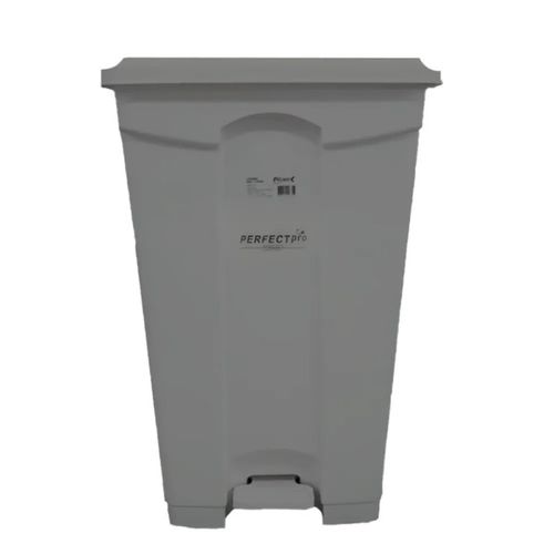 Lixeira Plastica C/pedal Cinza 100l Nobre