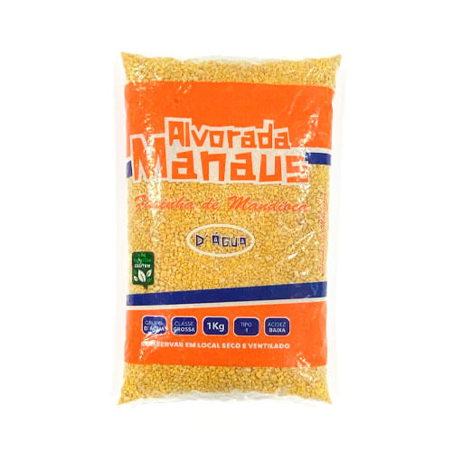 Farinha de Mandioca d Agua Alvorada 1kg