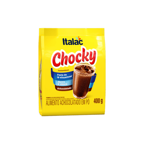 Achocolatado Em Po Chocky Italac 400g