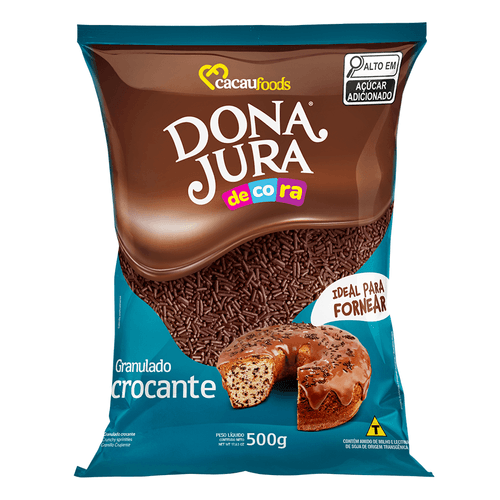Granulado Crocante Chocolate Dona Jura 500g