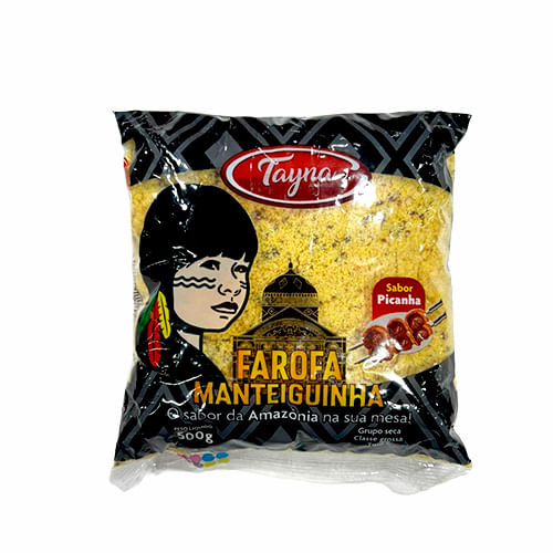 Farofa Manteiguinhabranca Sabor Picanha Tayna 500g