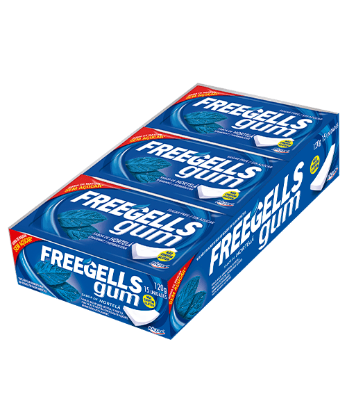 Chicle Freegells Hortela Riclan 15un