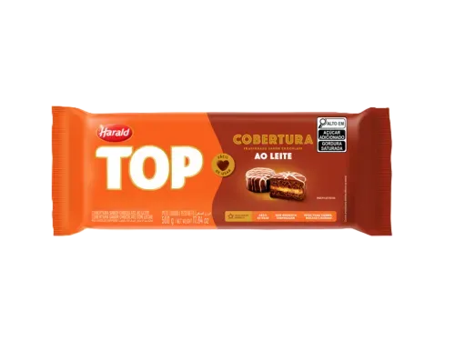 Cobertura Barraao Leite Top Harald 500g
