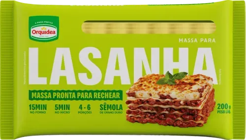 Massa Para Lasanha Orquidea 200g