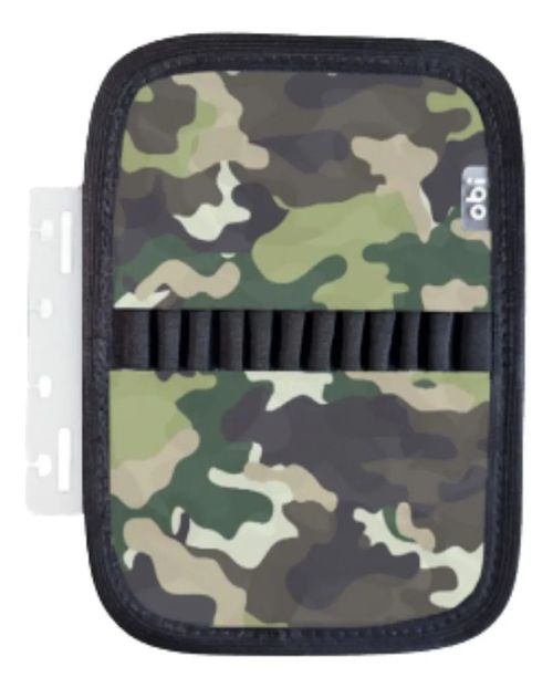 Estojo Ring Elast P/24 Canetas Camuflado Obi