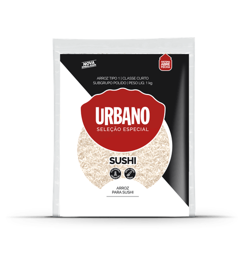 Arroz Sushi Esp Grao Curto T1 Urbano 1kg