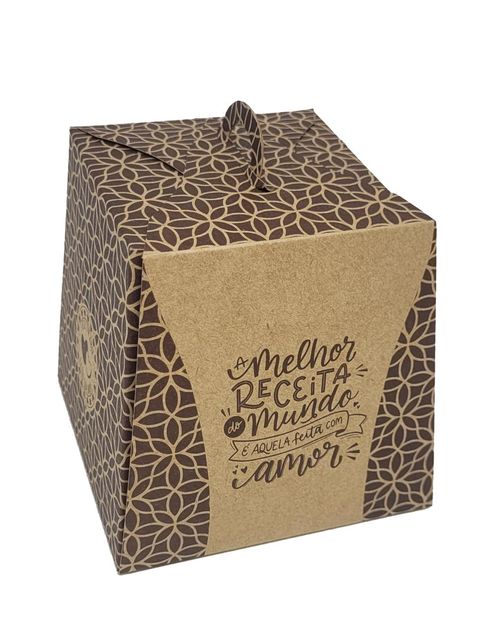 Caixa Mini Doce Com Alca Kraft Salvi C/50