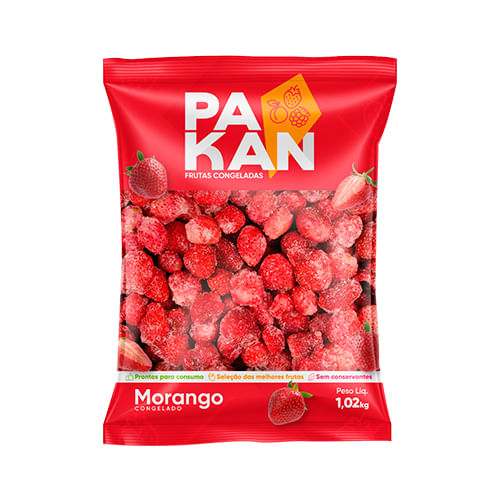 Morango Congelado Pakan 1kg